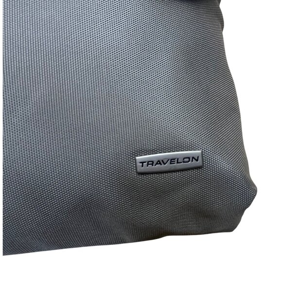 Travelon Women’s Gray Nylon Multiple Pockets Classic Anti-Theft Crossbody Bag - Picture 6 of 16